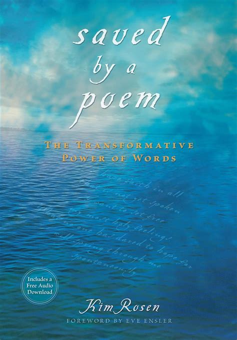 saved by a poem the transformative power of words PDF